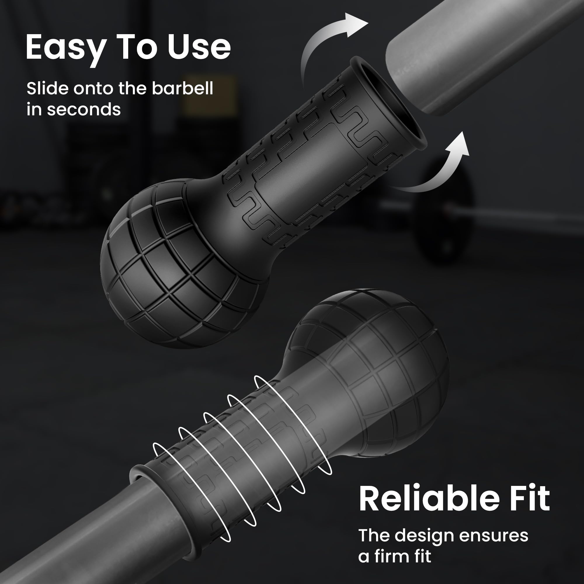 DASKING Landmine Aufsatz Für Langhantel 50mm - Portable 360° Training Für Zuhause, Rudern, Kniebeugen, Schulterdrücken