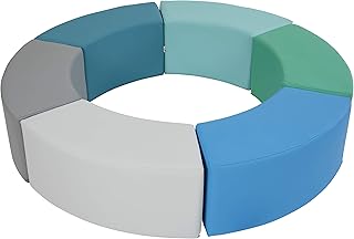 28 Media Wall Ideas To Create A Sleek Modern Focal Point 123 Factory Direct Partners 10440-CT SoftScape Ring Around Soft Modular Seat...
