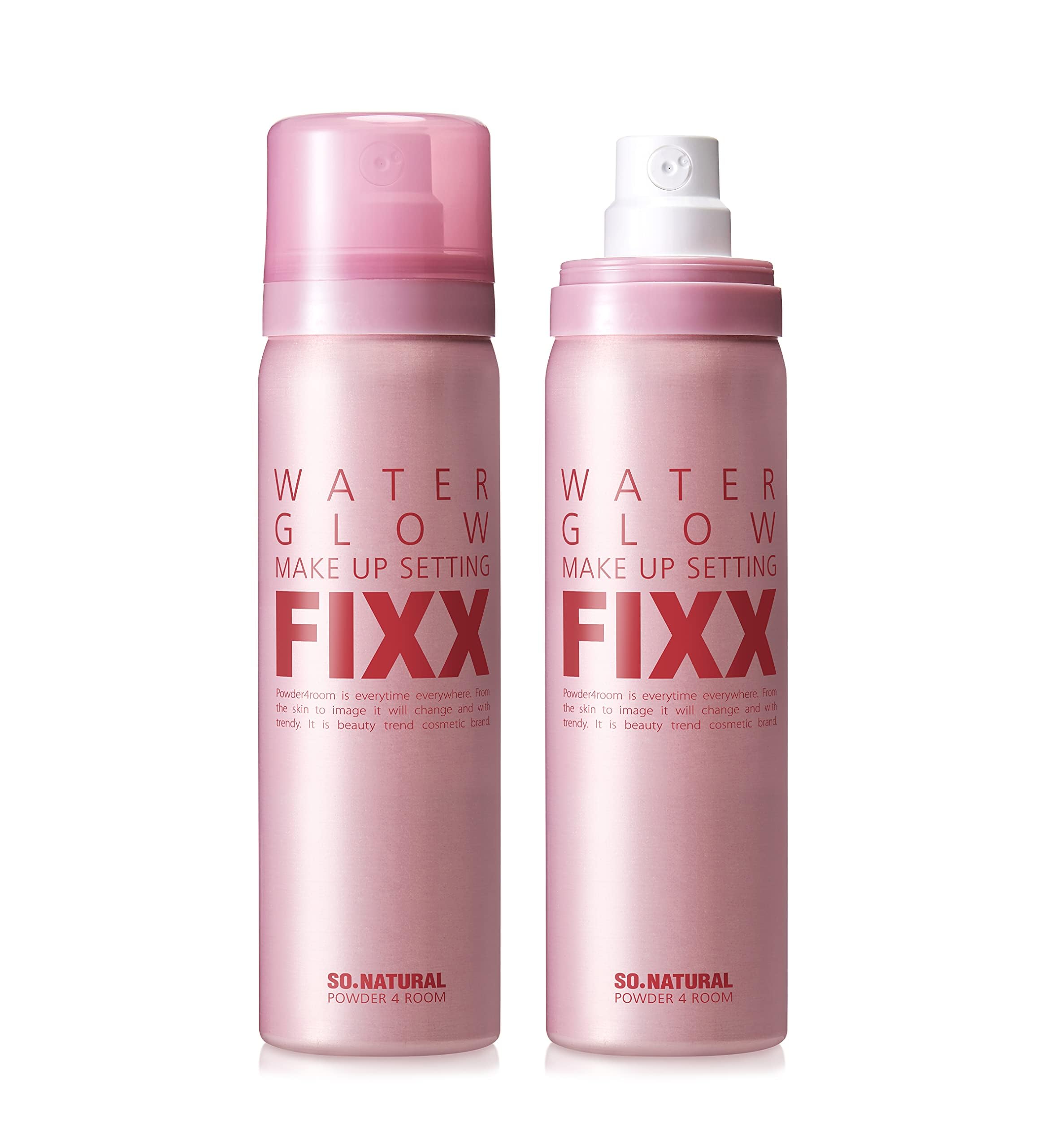 【廃盤】ウオーターグローメイクアップセッティングフィックスミスト 75ml 5本 so natural WATER GLOW MAKE UP SETTING FIXX メイクキープミスト