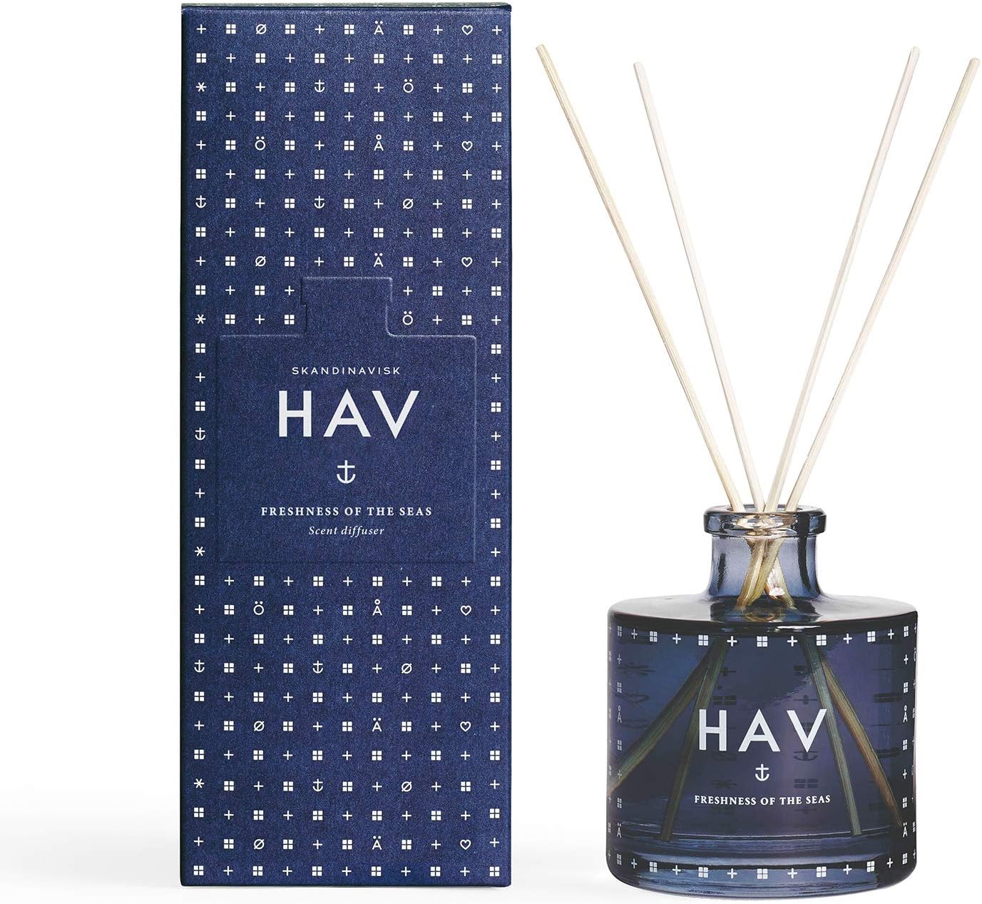 Skandinavisk Hav Reed Diffuser Refill 200ml - Salt Spray and Seaweed, Hawthorn And Beach Rose - Vegan- Recycled Bottle
