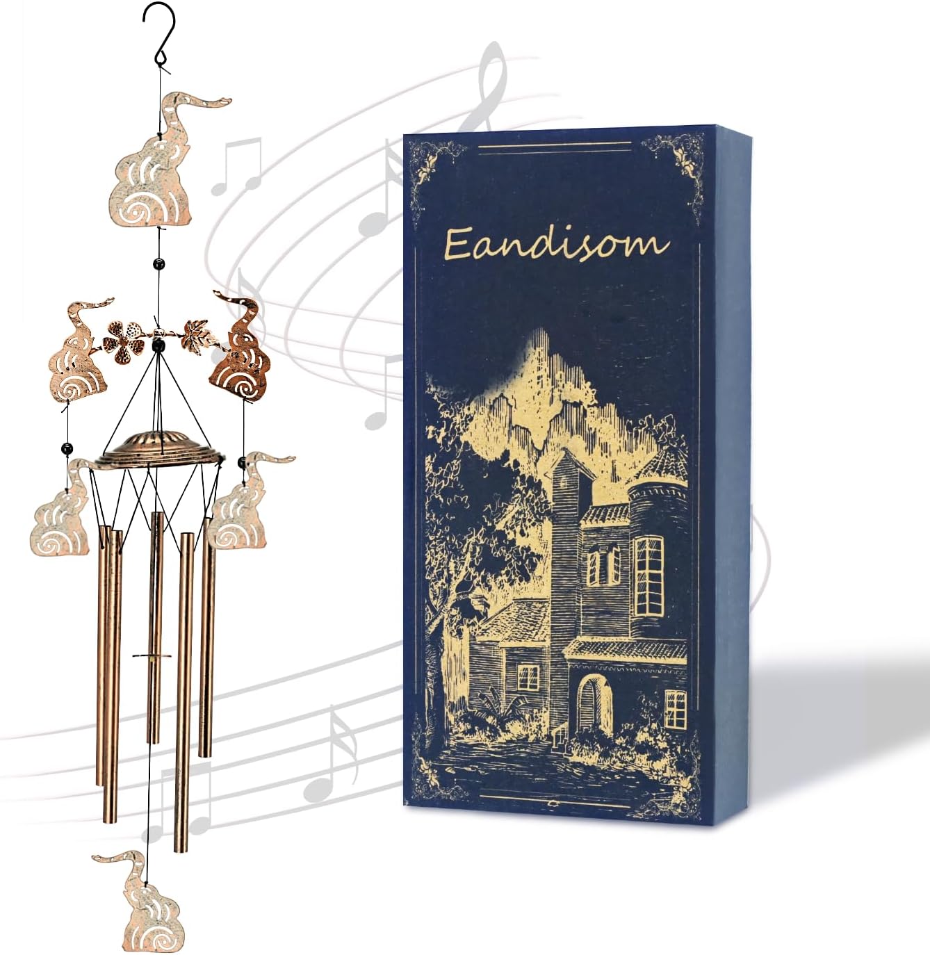 Wind Chimes for Outside Garden Decor - Hummingbird for Mom, Birthday Gifts for Women, Memorial Gifts, Housewarming Gifts, Yard or Patio Deals