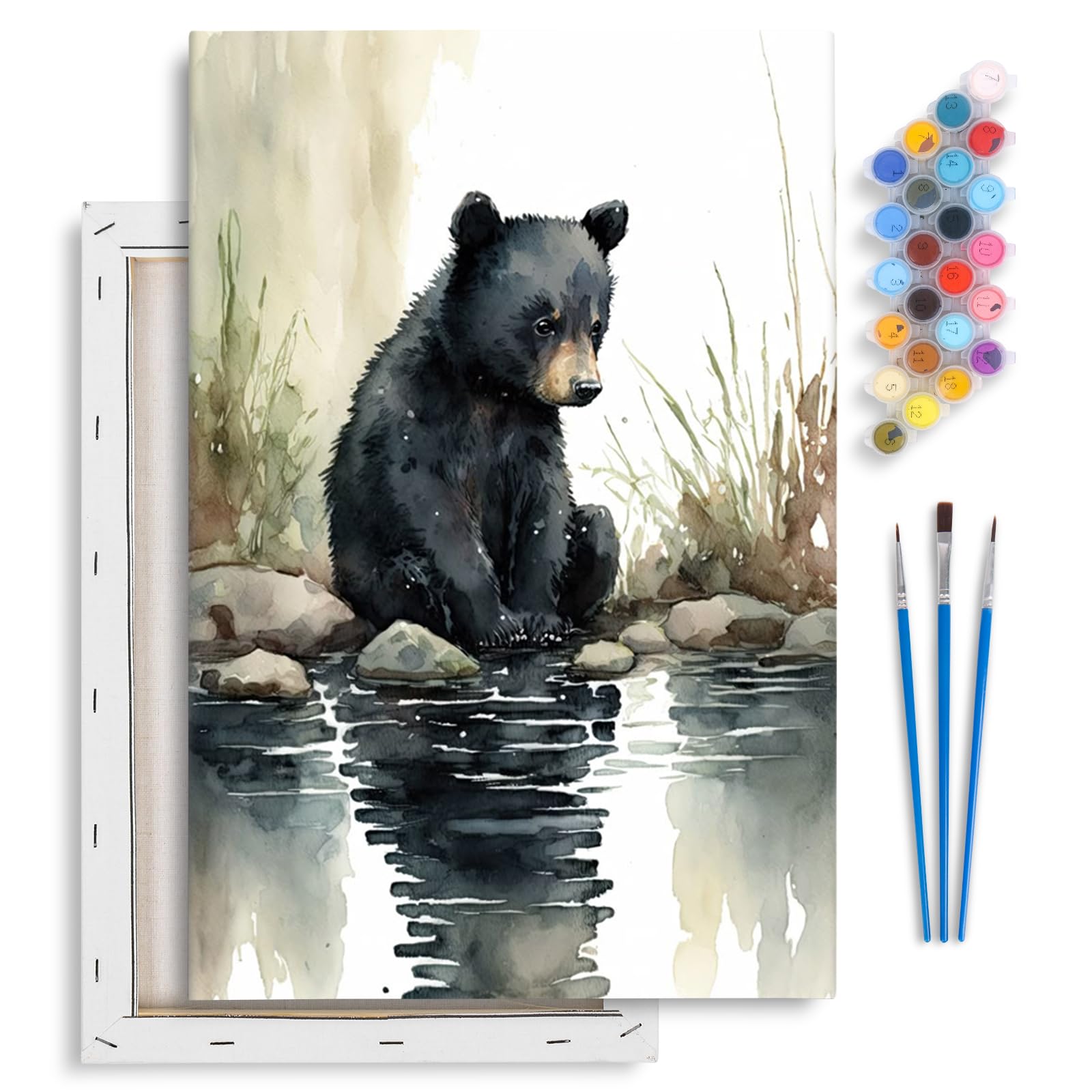 Paint by Numbers Kit - Flowers, Framed! -25 Paint by Numbers Kit - Flowers, Framed! -25