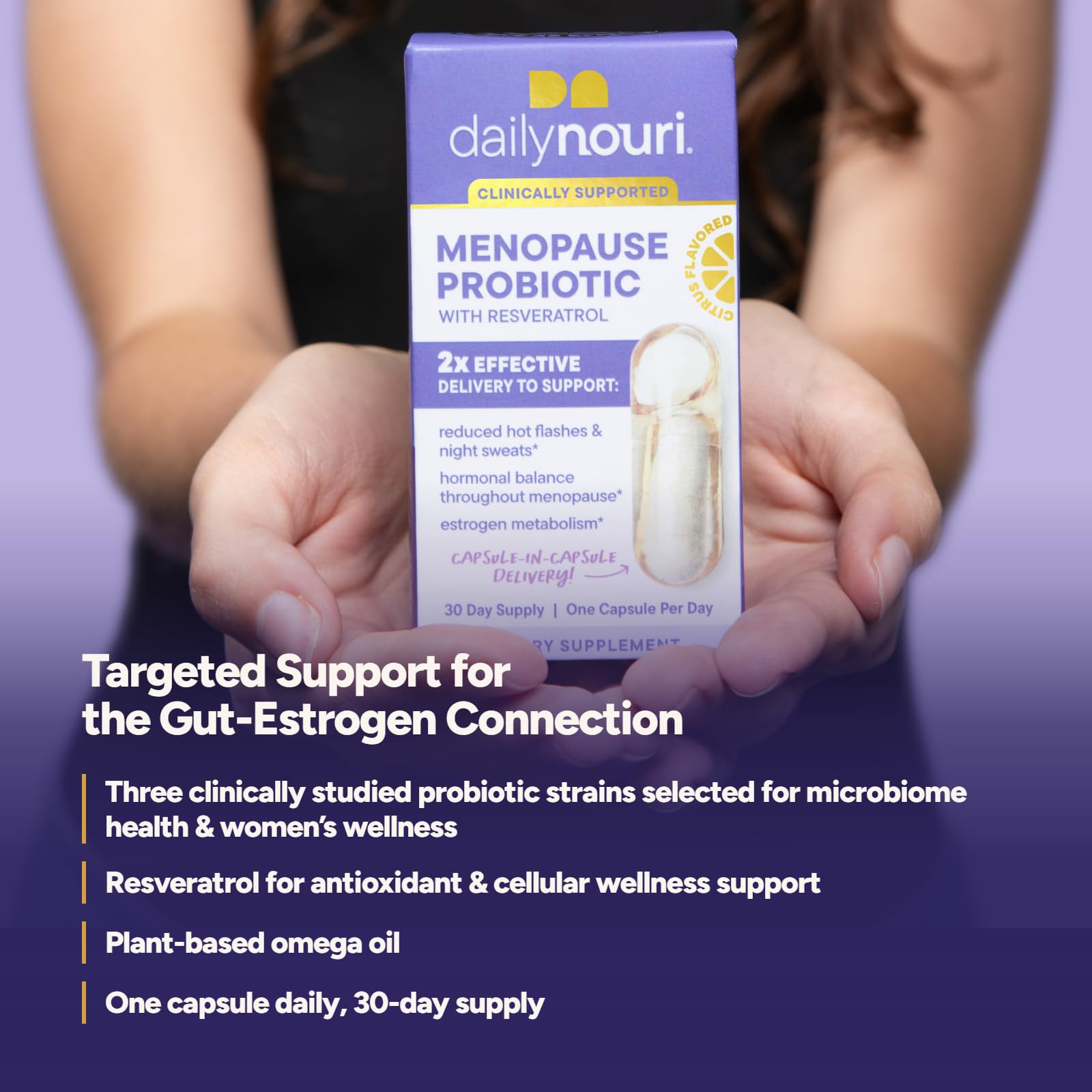 Daily Nouri Menopause Probiotics for Women | Hot Flashes + Night Sweats — Amazon image 4