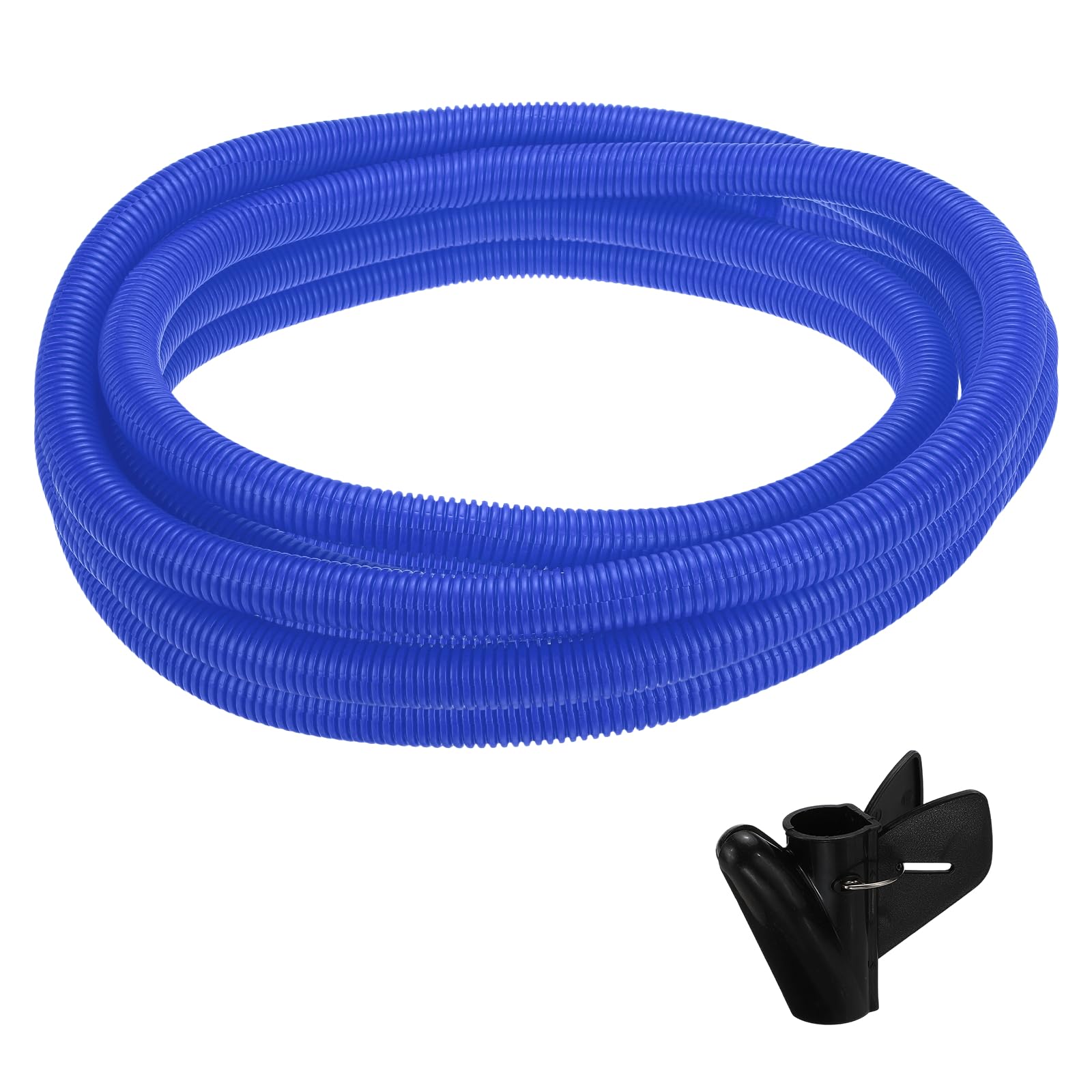sourcing map Split Wire Loom Tubing 1"(23mm) ID 50FT(15m) with Installation Tool, Heat & Cold Resistant -40F to 257F Plastic Flexible Conduit Cord Protector for Electrical Wires Cable, Blue — image 1