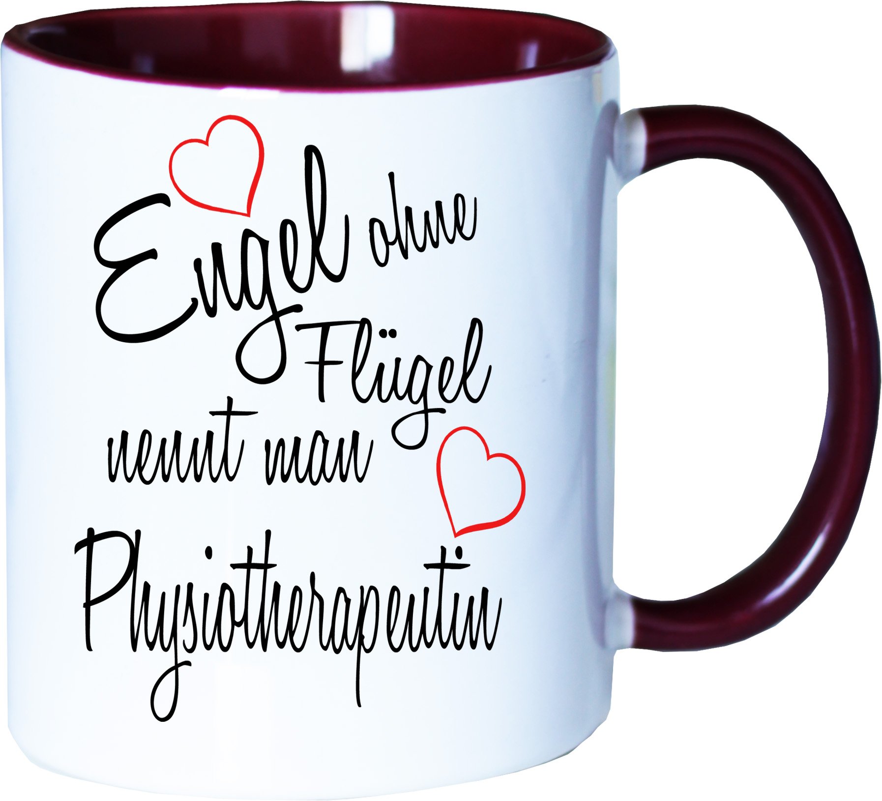 Tasse „Engel Ohne Flügel Nennt Man Psychotherapeutin“ – Lustiger Kaffeebecher 330 Ml, Spülmaschinenfest, Perfektes Geschenk