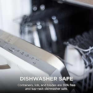 Ninja Blender & Food Processor Combo, Foodi Power Blender System for Smoothies, Bowls, Spreads & Shakes, 6 Functions, 72-oz Pitcher, To-Go Cups, Silver, SS401