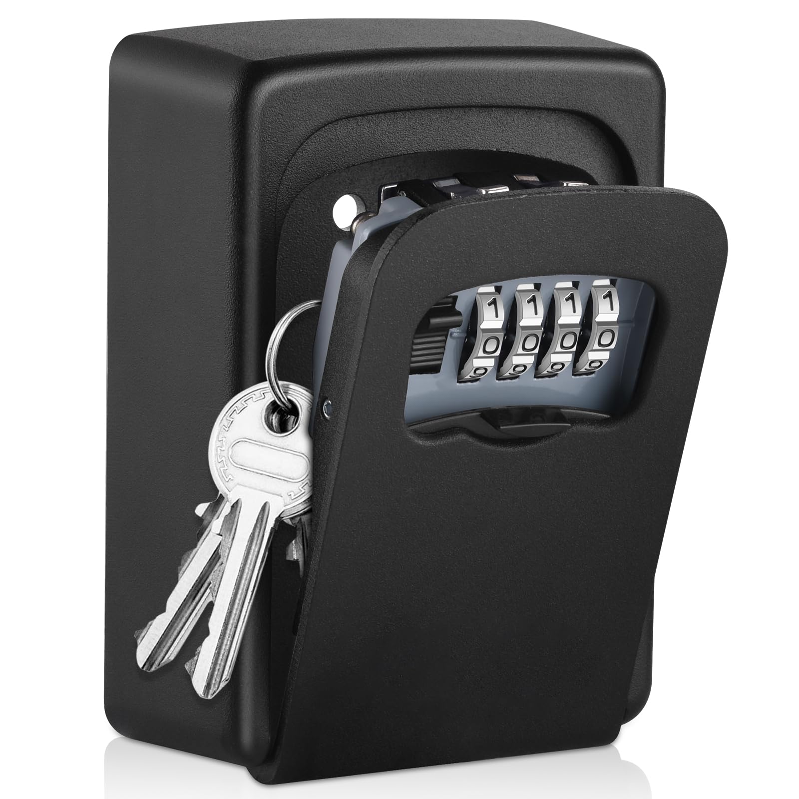 Caja de Seguridad Con Combinación y Llaves, Montaje en Pared para Exteriores, Adecuado para El Garaje de la Escuela