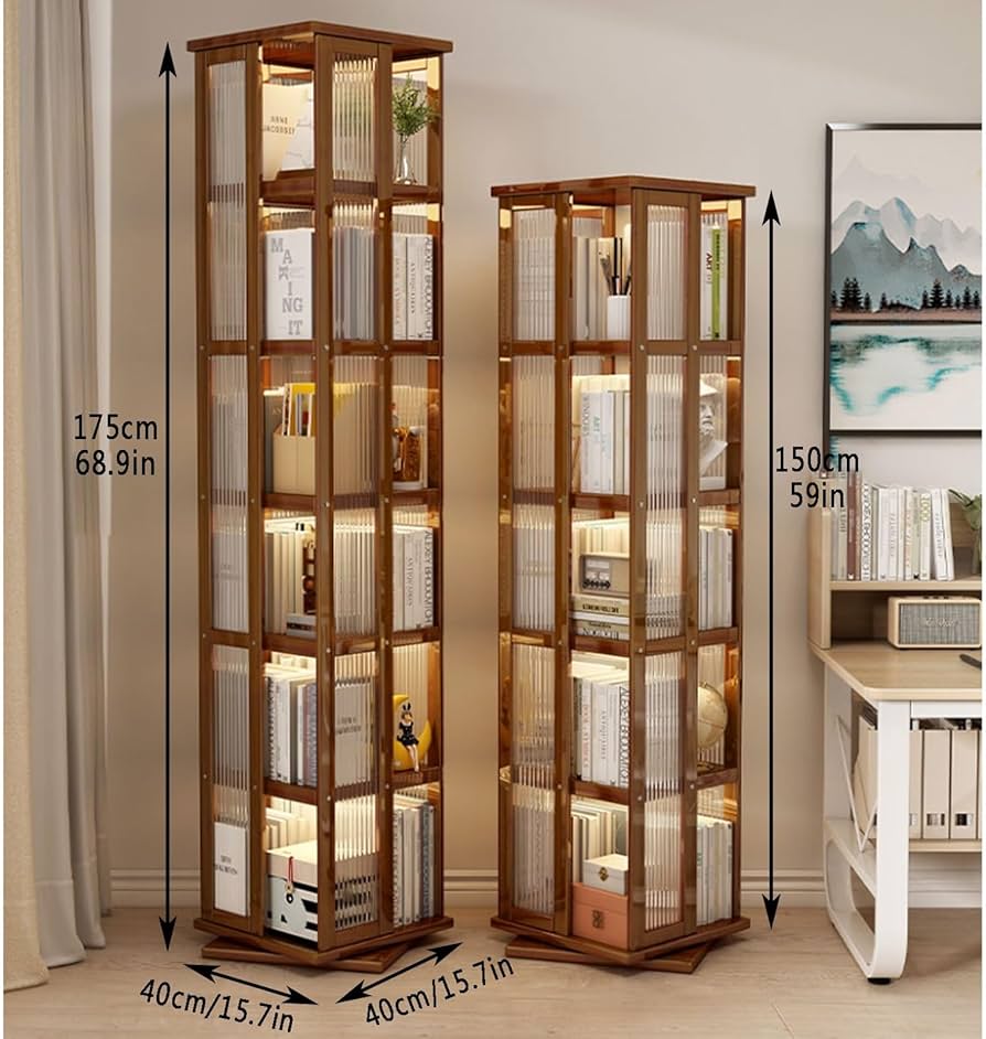 Amazon.co.jp: 絵本棚回転棚 5/6段アクリル回転本棚 本棚 御洒落 Amazon.co.jp: 絵本棚回転棚 5/6段アクリル回転本棚 本棚 御洒落