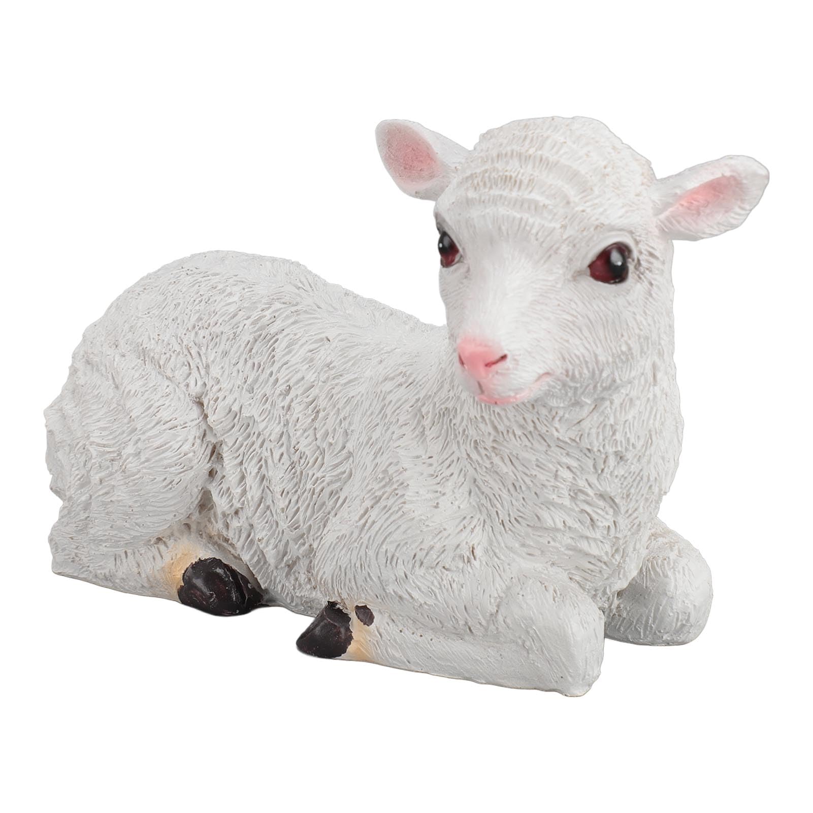 Amazon.com: Pssopp Sheep Figurine, Lying Down Lamb Garden