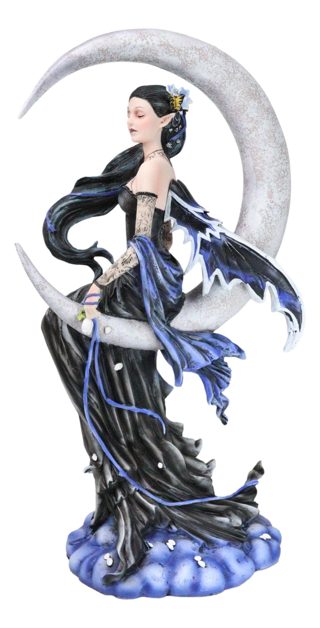 FAIRY MOON フェアリームーン6個セット Amazon.com: Ebros Large Celestial Crescent Moon Solace Fairy