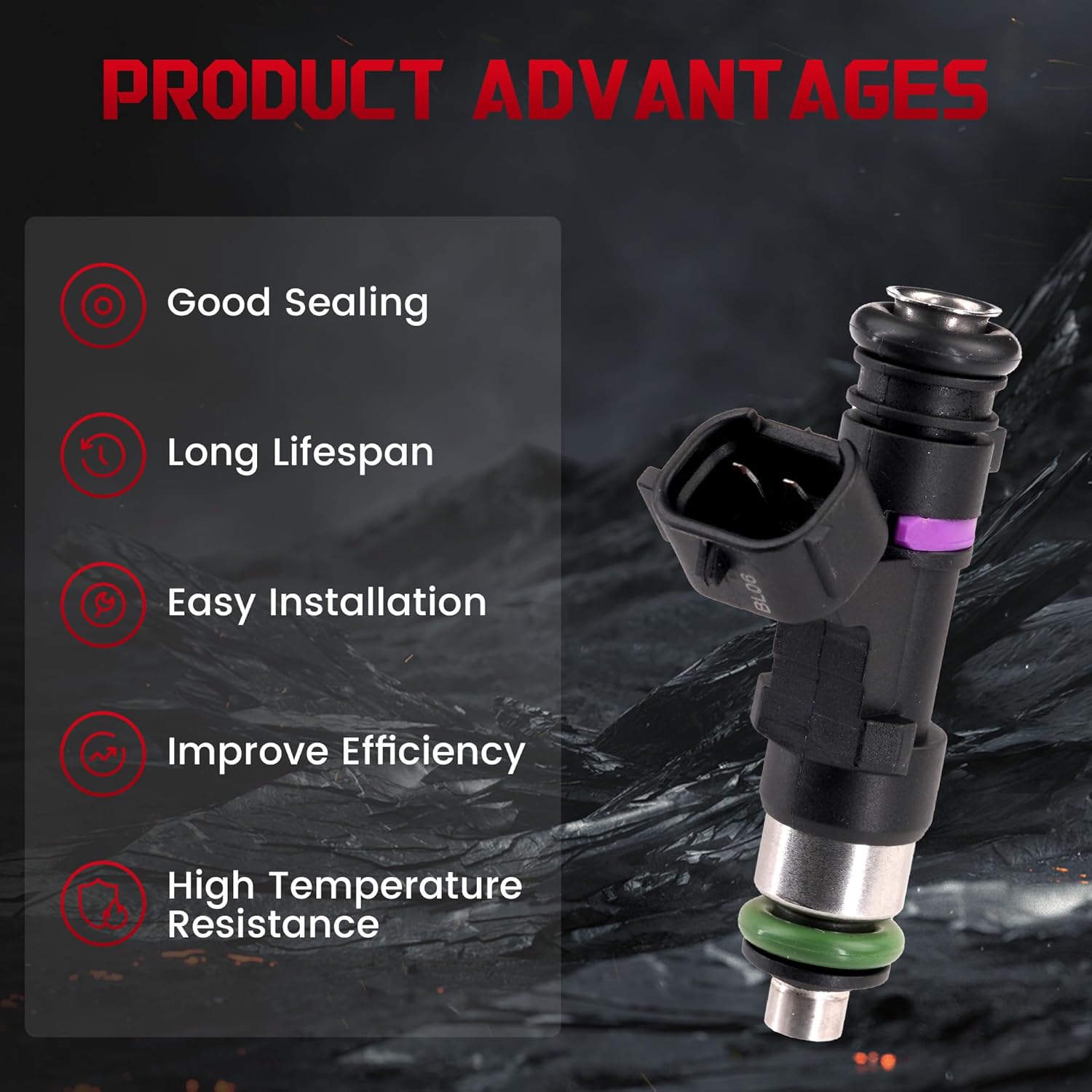 Fuel Injectors fits for/Nissan Armada NV1500 NV2500 NV3500 Frontier Pathfinder Xterra,for/Suzuki Equator V6 4.0L, OE0280158007,FJ750,84212298