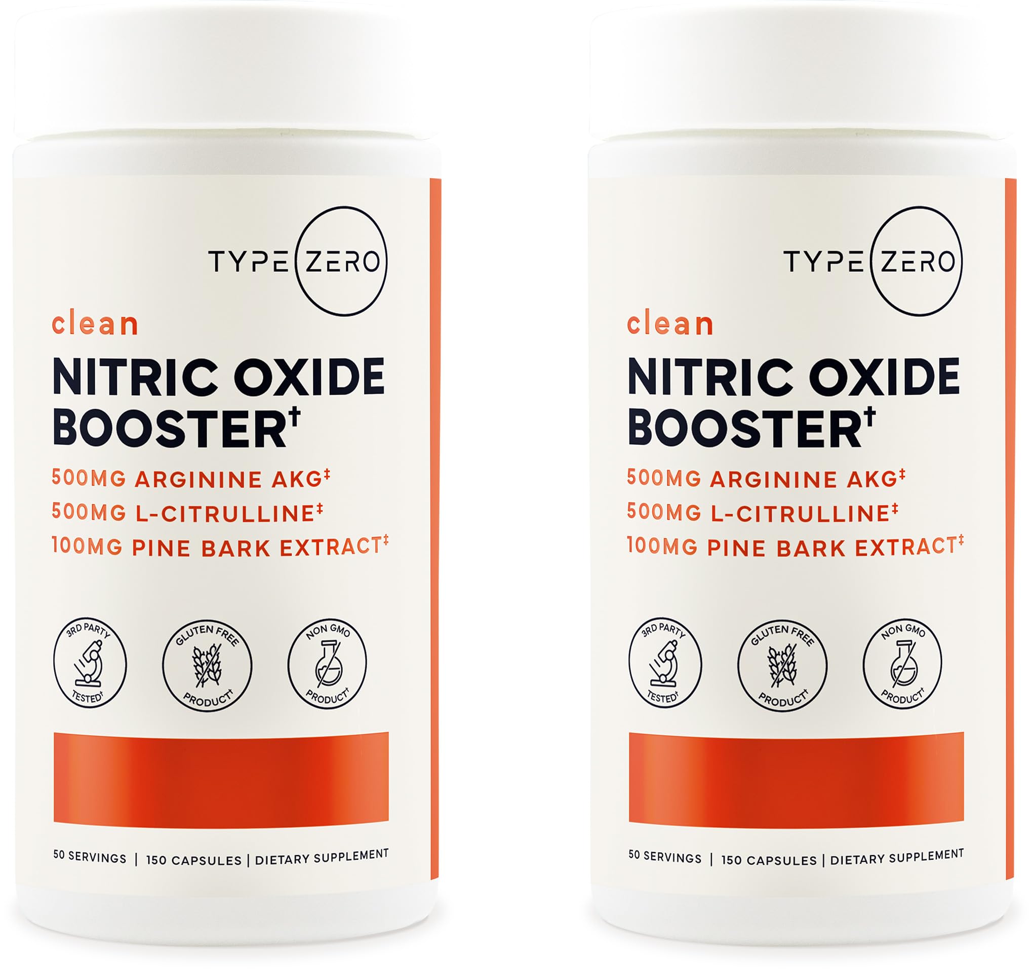 Amazon.com: Type Zero Nitric Oxide 6X Booster, 150 Veggie Capsules