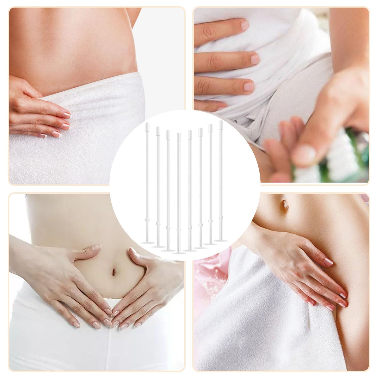 Applicateurs Crème Vaginale Jetables, Paquet 16 Tubes Applicateurs Vaginaux Jetables, Tube Lubrifiant Seringue, Applicateurs D'injecteur à Fil Hygiénique Adaptés à Plupart des Suppositoires