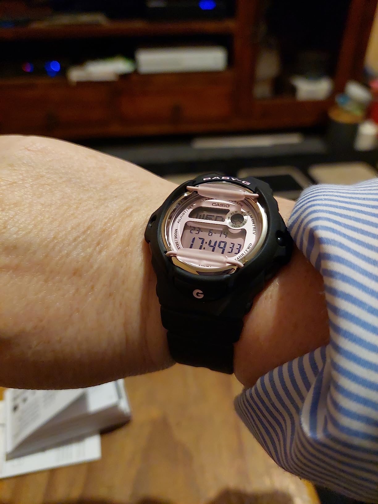 Casio 42mm Baby-G Quartz Stop Watch Resin Strap Watch main image 1