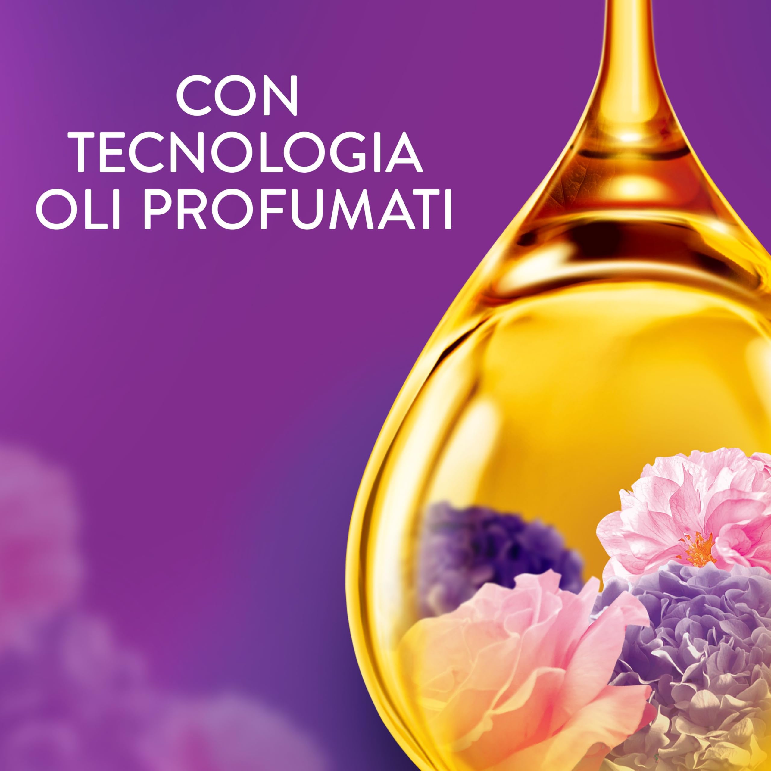 Lenor Ammorbidente Lavatrice Concentrato 440 Lavaggi (8X55), Ametista Rosa E Note Di Muschio, Freschezza Che Dura 3 Volte Più A Lungo Con Tecnologia Olii Profumati