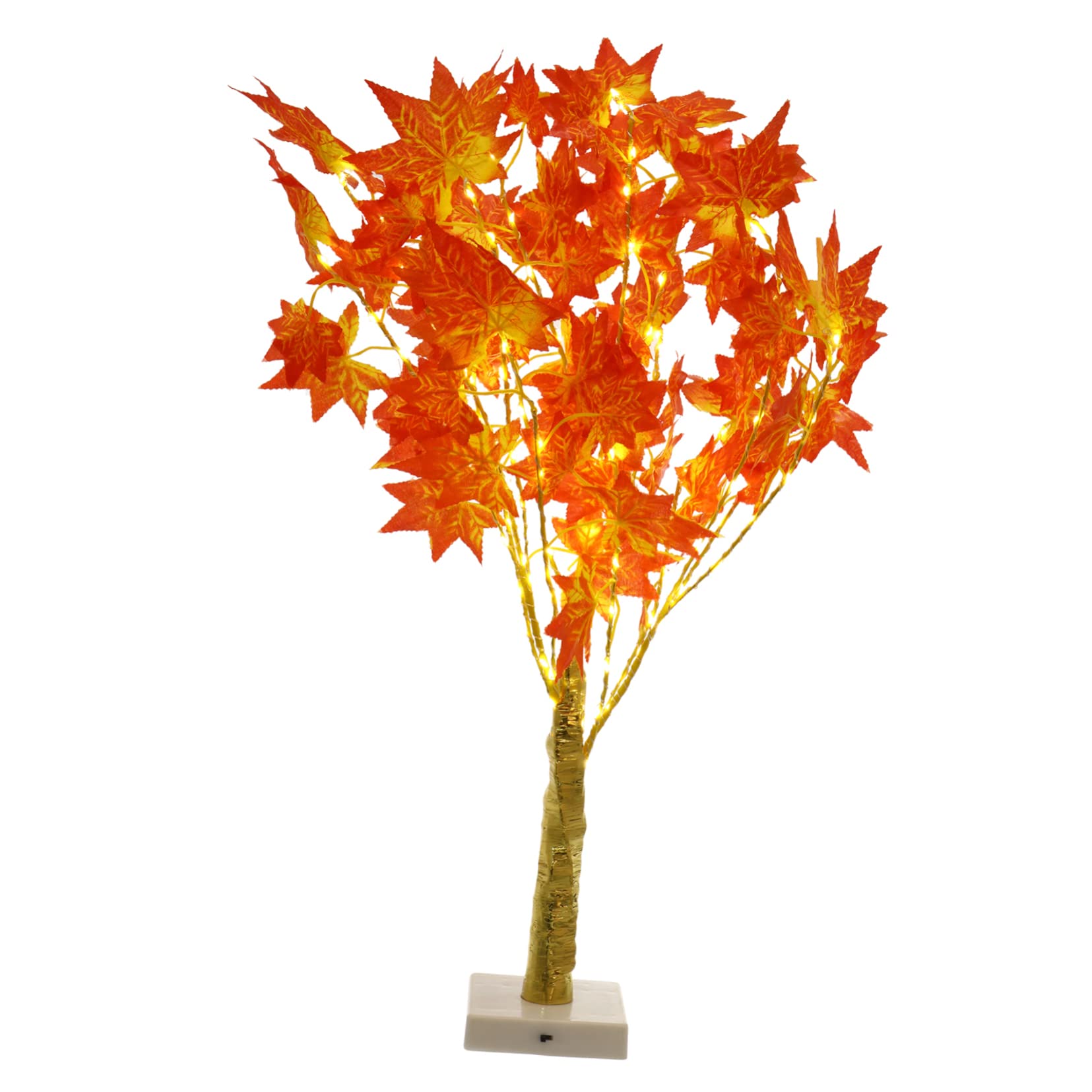 Hemobllo 1pc Simulated Tree Lights Tree Table Centerpiece Home Décor Decorative Lights for Home Decor LED Tree Decorative Table Lamp Bonsai Tree Maple Tree Night Light Plastic