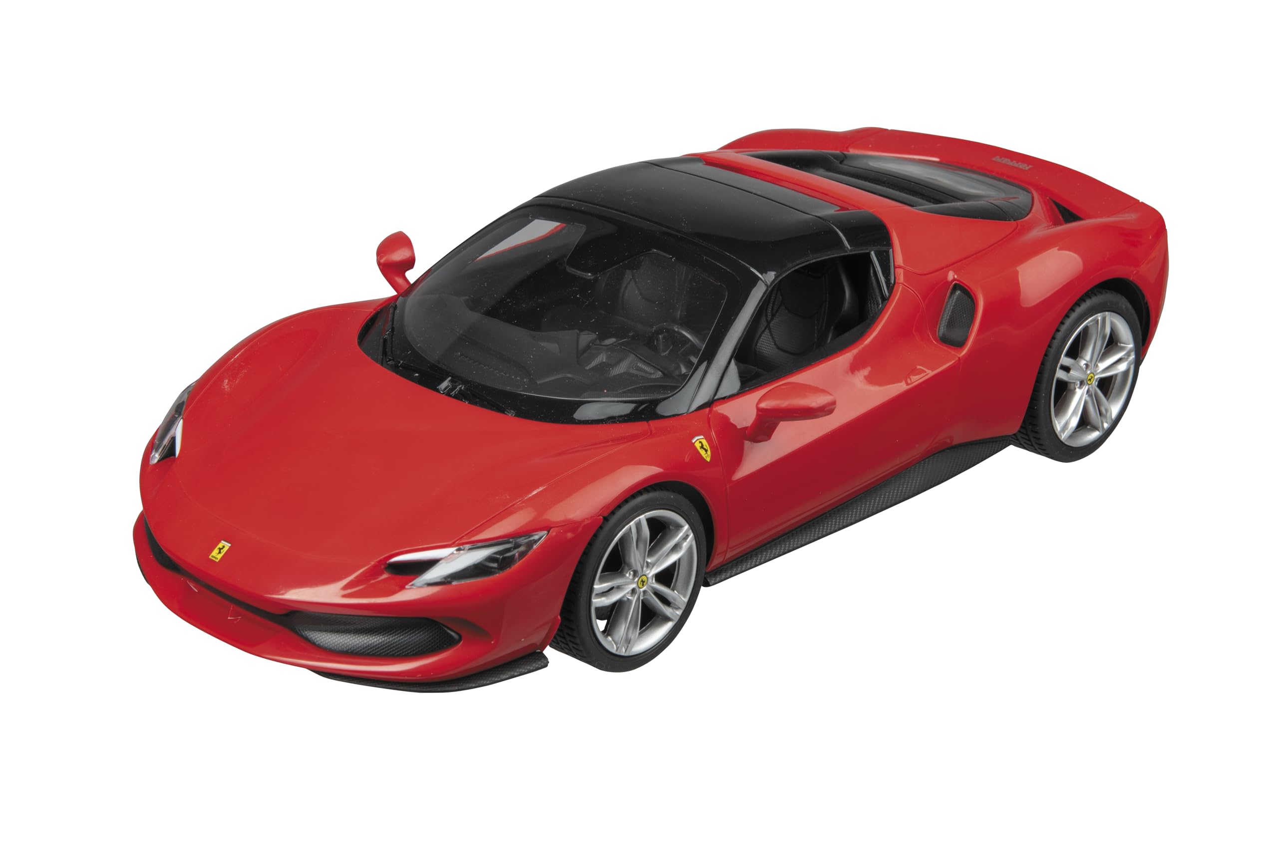 Mondo Motors FERRARI 296 GTS - 2,4 GHz - model zdalnie sterowany w skali 1:16 - szczegółowe wnętrze i reflektory - 63775