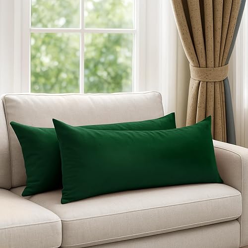 Vista 349 de Thmyo Paquete de 2 fundas de almohada cuadradas decorativas de algodón, fundas de almohada de sublimación en blanco, fundas de cojín blancas