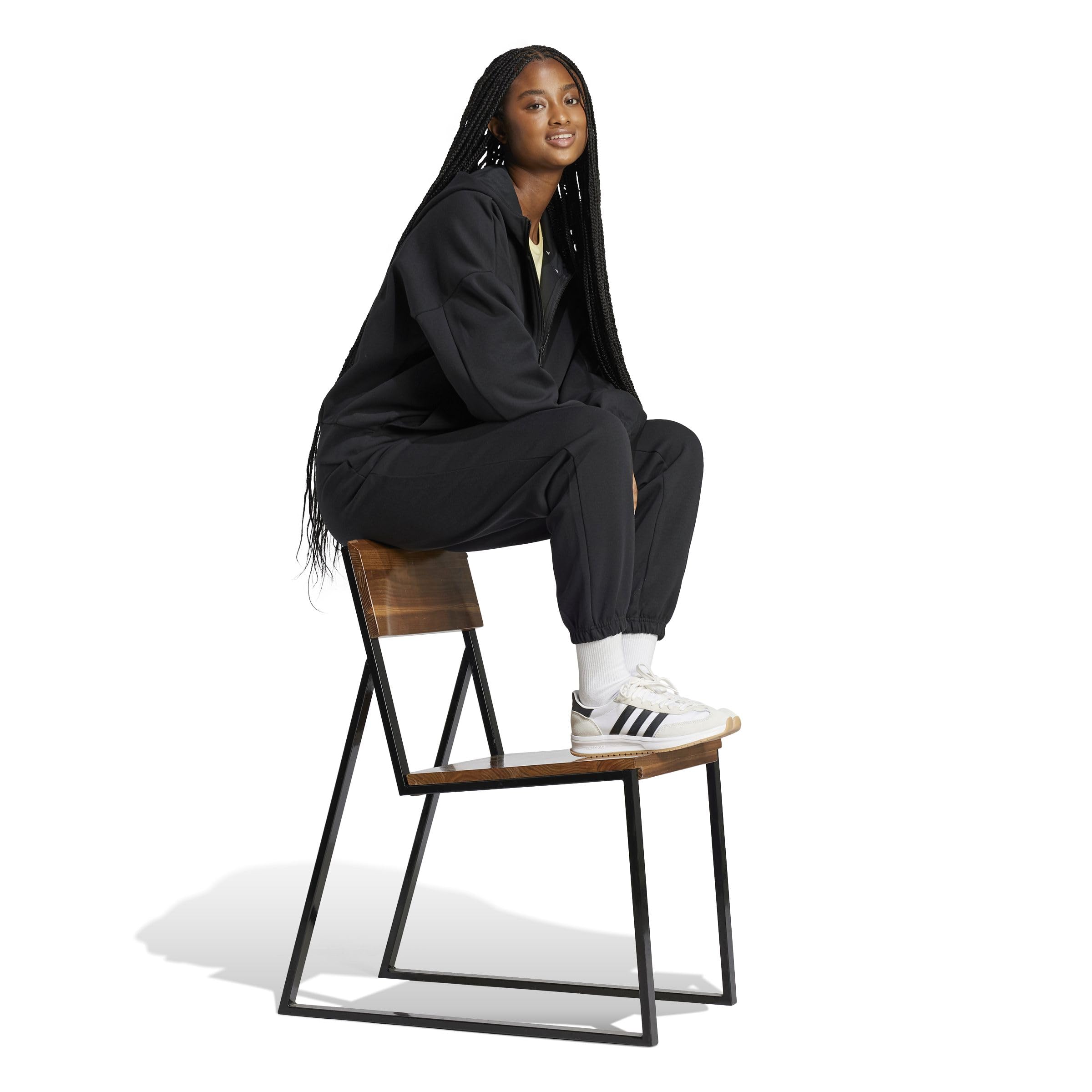 adidas Damen Future Icons Small Logo Full Zip Hoodie Kapuzen-Oberteil (1er Pack)