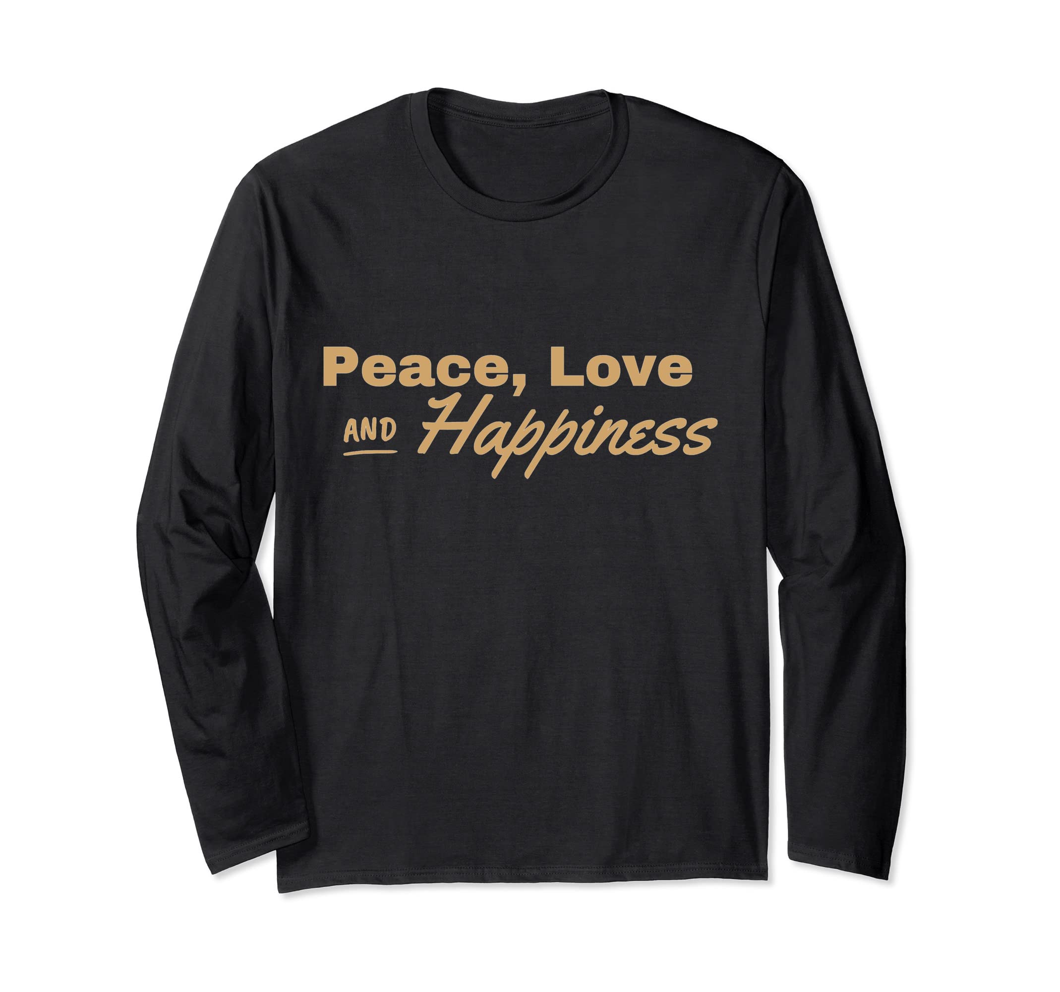 Christmas Peace, Love and Happiness Long Sleeve T-Shirt
