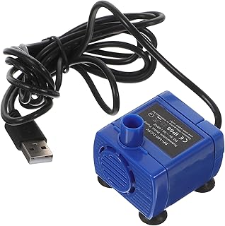 COLLBATH Bomba De Água Dc Mini Bomba De Água Mini Bomba De Fonte Pet Bomba De Fonte De Água Motor De Água Pequena Bomba De Água Azul Bomba De Fonte Pet Suprimentos Para Animais De