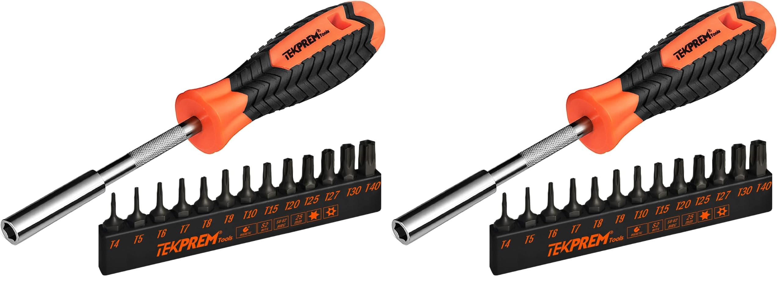 TEKPREM Torx Bit Set - 12 Piece Security Screwdriver -5 TEKPREM Torx Bit Set - 12 Piece Security Screwdriver -5
