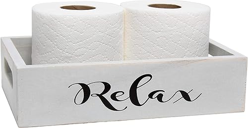 Miniatura 9 de Elegant Designs HG3100-GIN - Juego de baño decorativo de madera de tres piezas, gris lavado, negro y blanco, relajante, renovar, renovar toalla y