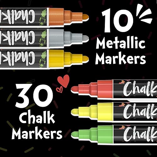 Miniatura 1 de Paquete de 30 marcadores de 0.236in y 10 metalizados de 0.236in.