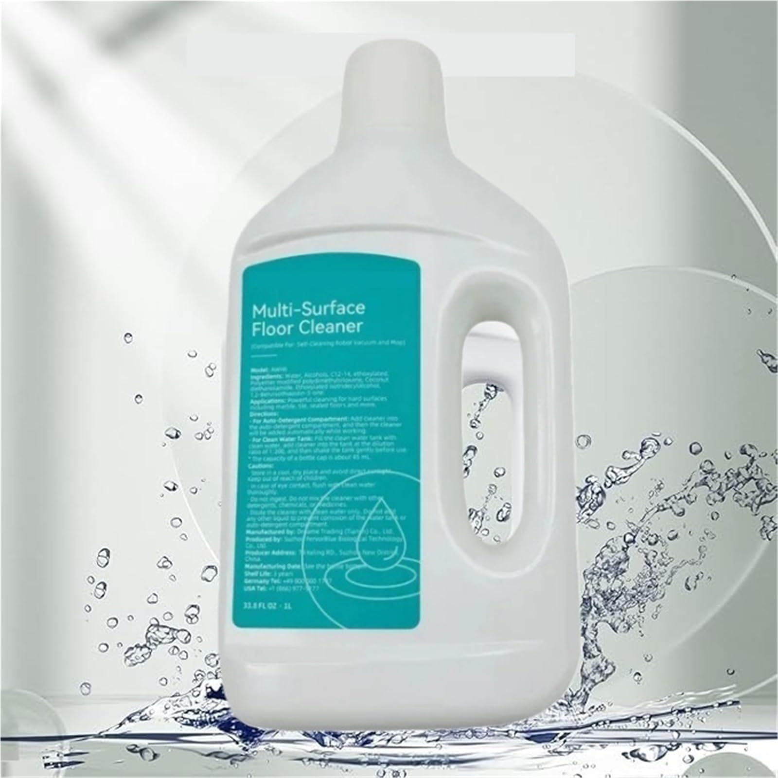 Solución limpiadora multisuperficie de 1000 ml, compatible con Dreame X40 Ultra, X40 Master y X50 Ultra, aspiradora, mopa húmeda y seca.