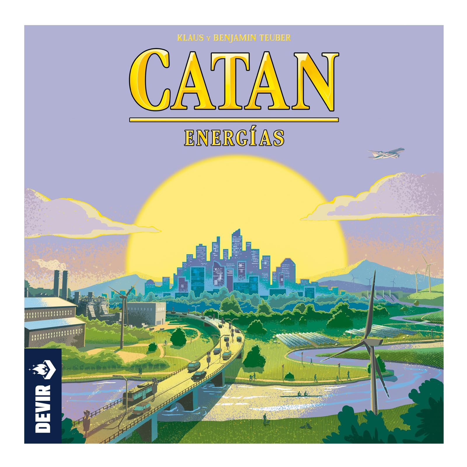 Devir – Catan Energías | Juego de Mesa Estratégico sobre Energía y Sostenibilidad, Cambio Climático | Tablero para 3-4 Jugadores, +12 Años, 90 Minutos
