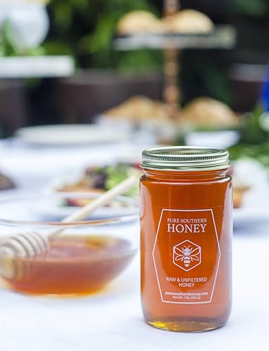 Miniatura 3 de Miel de Gallberry 100 cruda y sin filtrar fabricado en Estados Unidos por Pure Southern Honey