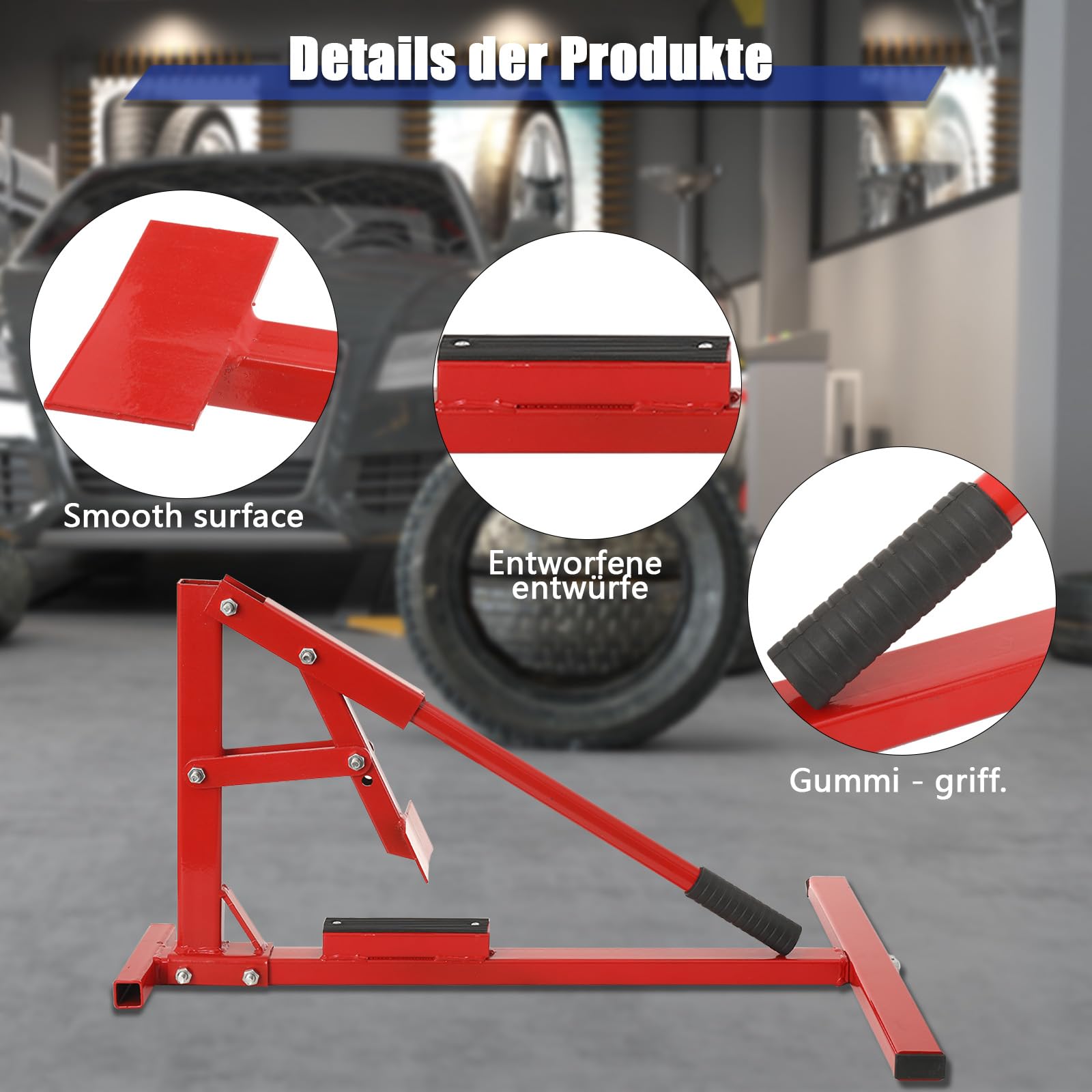 Décolleur pour Pneu de Moto Professionnel Démonte Pneu pour Moto, Démonte pneus Décolle roue 10-21" Outil Changeur de pneus Voiture, pour les pneus de voiture, de camions, de VTT et de moto