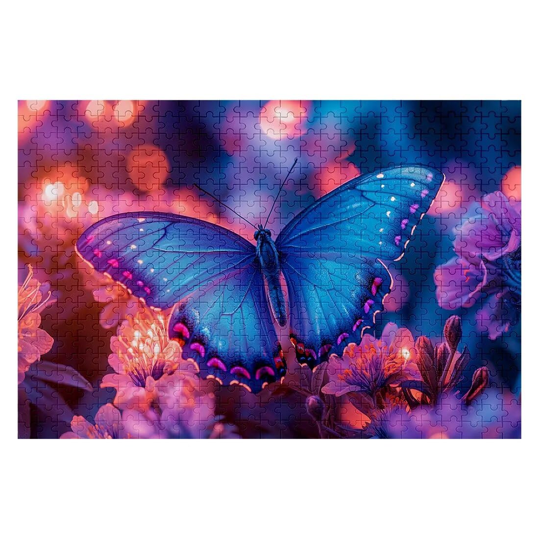 Puzzle 6000 Piezas Adultos Mariposa Puzzle para Adultos Flor Rompecabezas Juguetes Educativos Regalos Originales para Mujer Rompecabezas Entretenimiento Creativo Divertido Familia Juego 179x105cm F-53