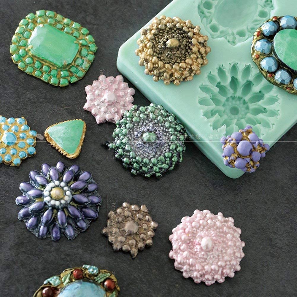 3 Spille Geometriche Origami In Metallo - Con Strass, Per Abiti E Accessori - Foto 10