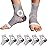Yanmide 3Pairs Neuropathy Socks - Soothe Relief Compression Socks 20-30 mmHg - Comprex Ankle Sleeves for Arch Support, Achilles Tendonitis, and Foot Pain Relief (Gray, Medium)