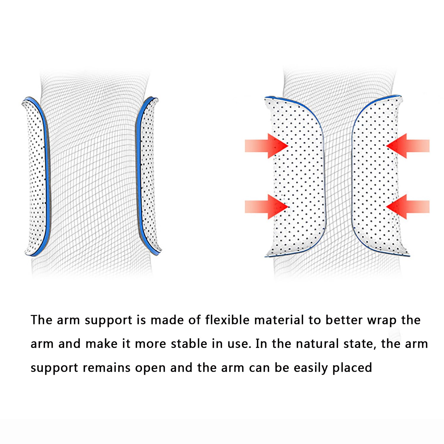 Tutore di Supporto per Polso e Gomito, Dispositivo di Allenamento per la Riabilitazione dell'articolazione del Gomito, Regolabile - Estensione di 15° e flessione di 170°, per Allungare i tendini e r