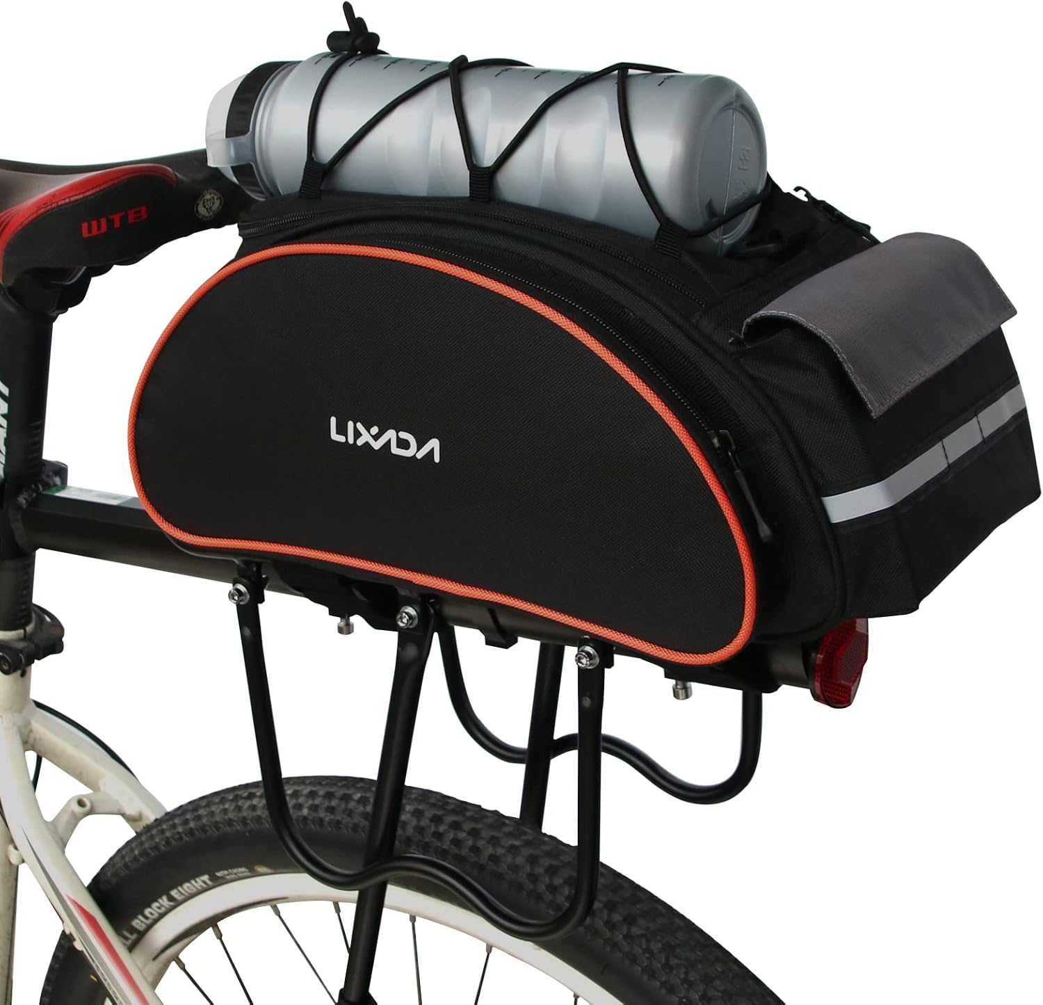 Lixada Bike Rear Bag Bicycle Pannier Bag 13L Multifunctional Bicycle