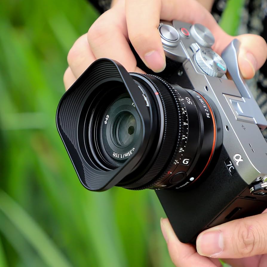 レンズ(単焦点) Fe 40mm f2.5 G + hoage hood Amazon.com : Haoge LH-S245G Metal Bayonet Square Lens Hood for