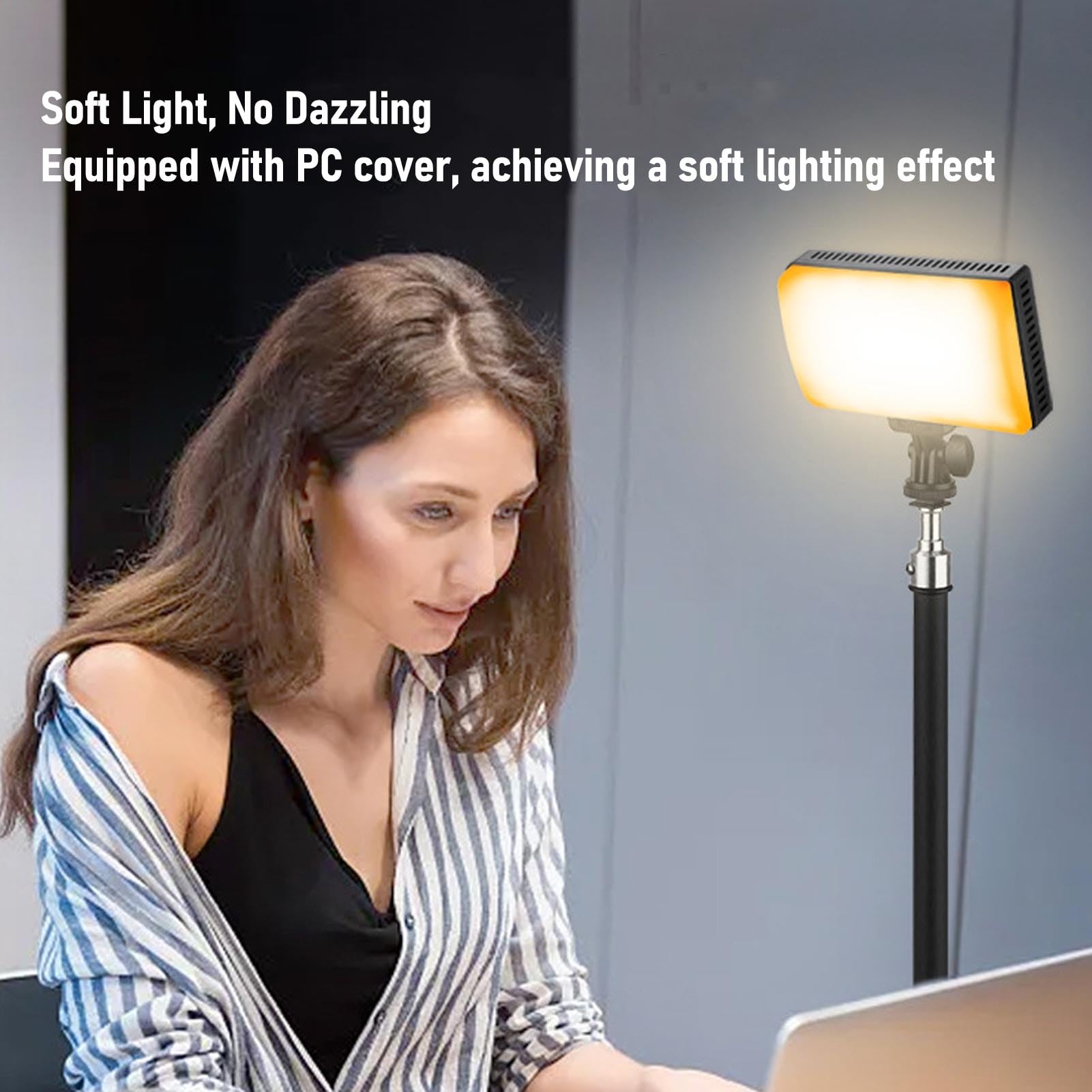Generic Luce di Riempimento RGB con CRI Elevato e Copertura PC per Luci Soffuse Nella Produzione Video Professionale e Nella Fotografia Notturna