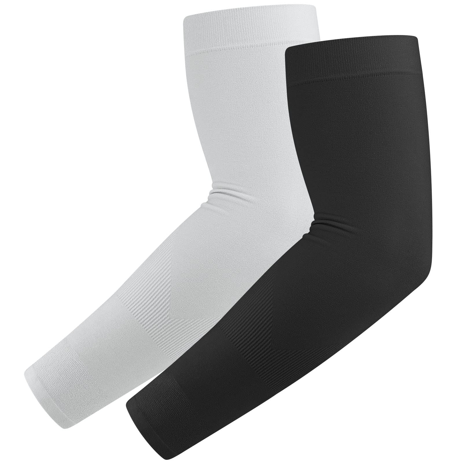 Oumida 2 pairs of cooling sleeves with UPF 50+UV protection, suitable for men and women, outdoor sports and tattoo coverage