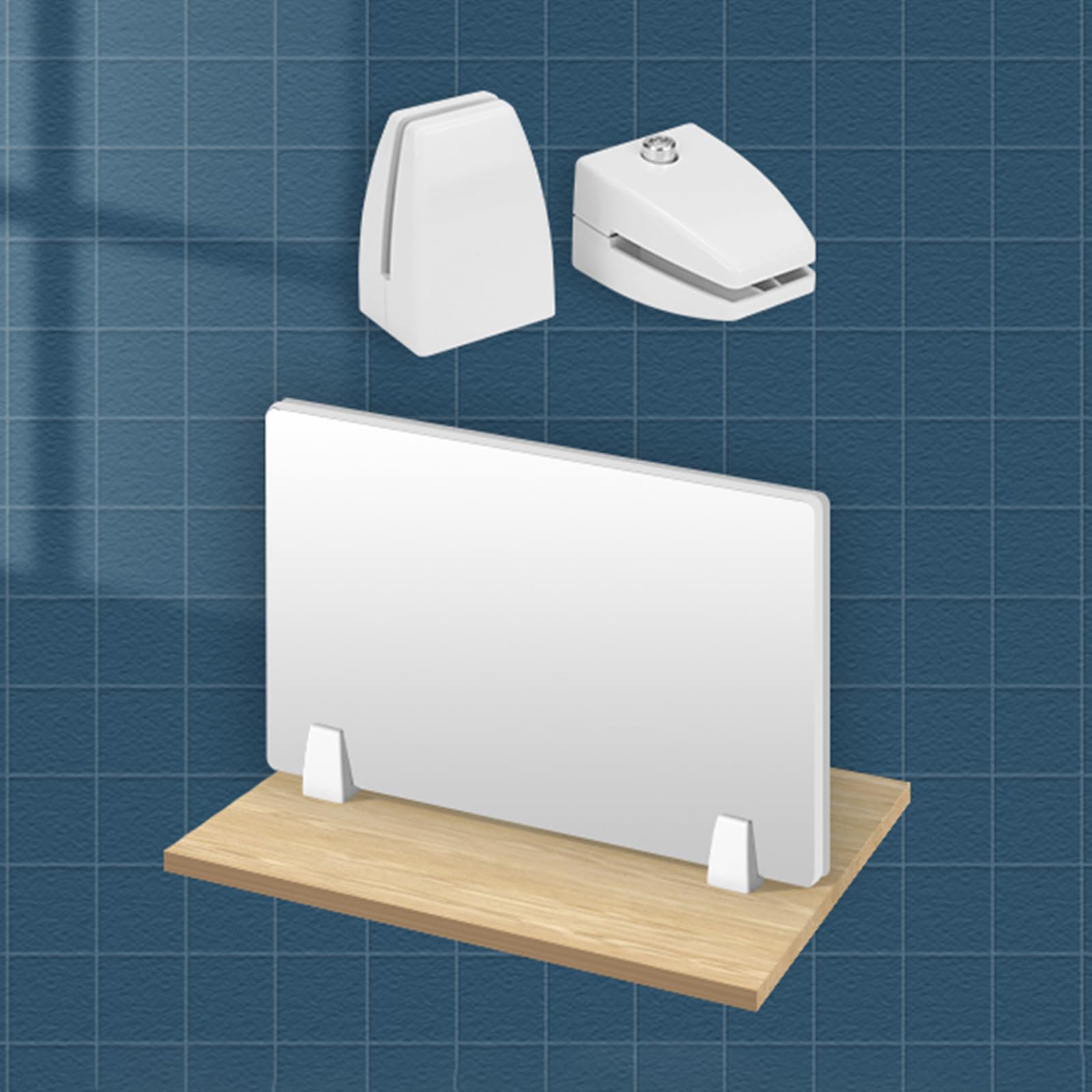 KLGFBDC Office Desk Partition Panel PVC Desk Divider Board Reduce Visual Distractions Create Private Workspace Ideal for Students & Classrooms Office nization Solution