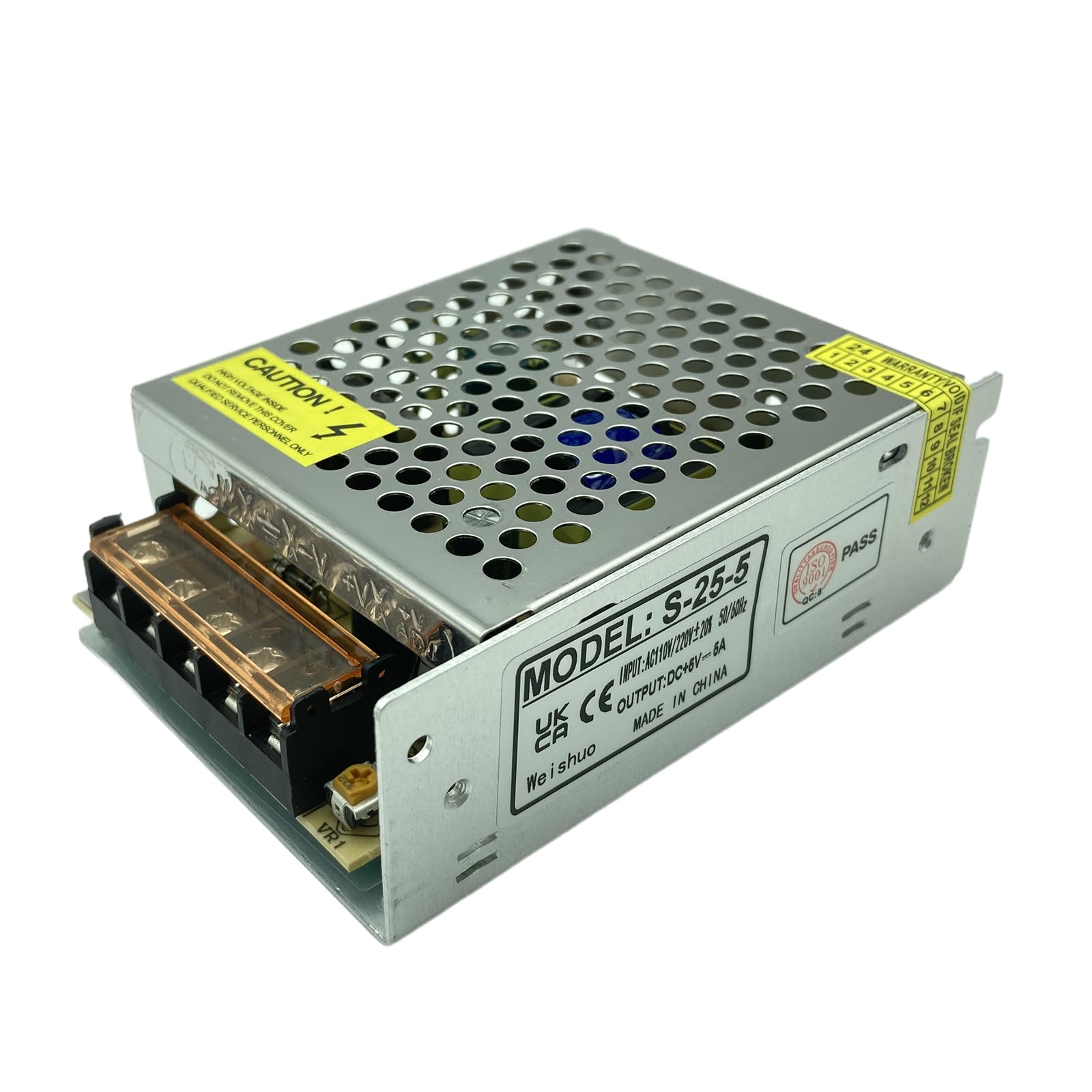 Lian Shi 5V 5A 25w Universal switching power supply voltage regulator transformer short circuit overcurrent protection AC220V to DC5V For industrial automation 3D printer LED light