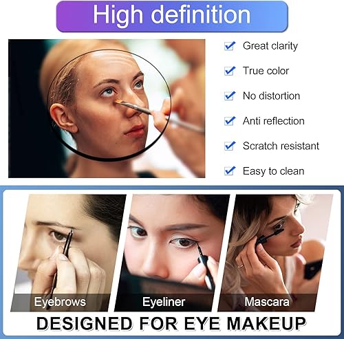 Miniatura 10 de MARE AZZURO Gafas de lectura de maquillaje de ojos para mujer, plegables, para lectores cosméticos 1.0, 1.25, 1.5, 1.75, 2.0, 2.25, 2.5, 2.75, 3.0,