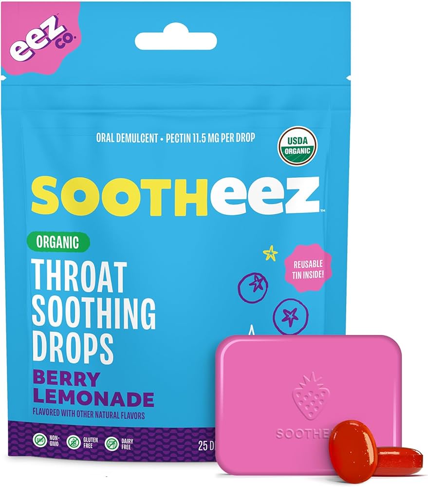 Amazon.com: Sootheez Organic Throat Soothing Drops for Adults