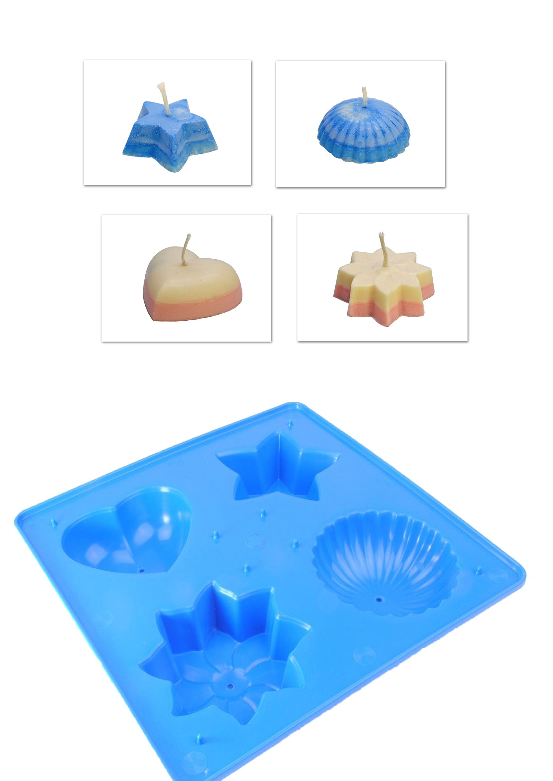 Linic Brown Proops Floating Candle/Chocolate/Soap Moulding Tray. (S7290) Free Uk Postage