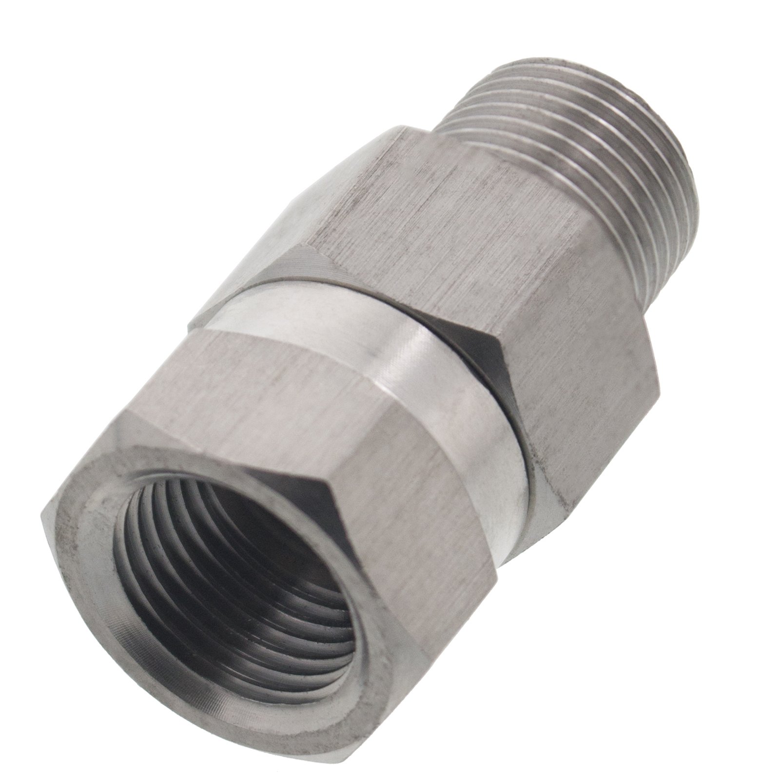 Erie ToolsPressure Washer 3/8" Male Female NPT Stainless Steel Swivel Coupler 3200 PSI