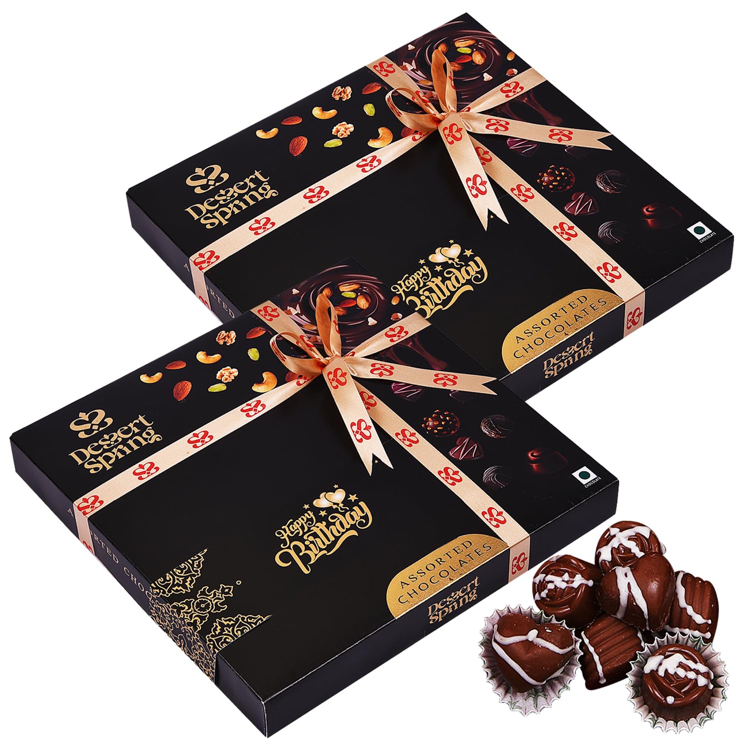 DESSERTSPRING Warm Greetings - 185G - Message Box - Black