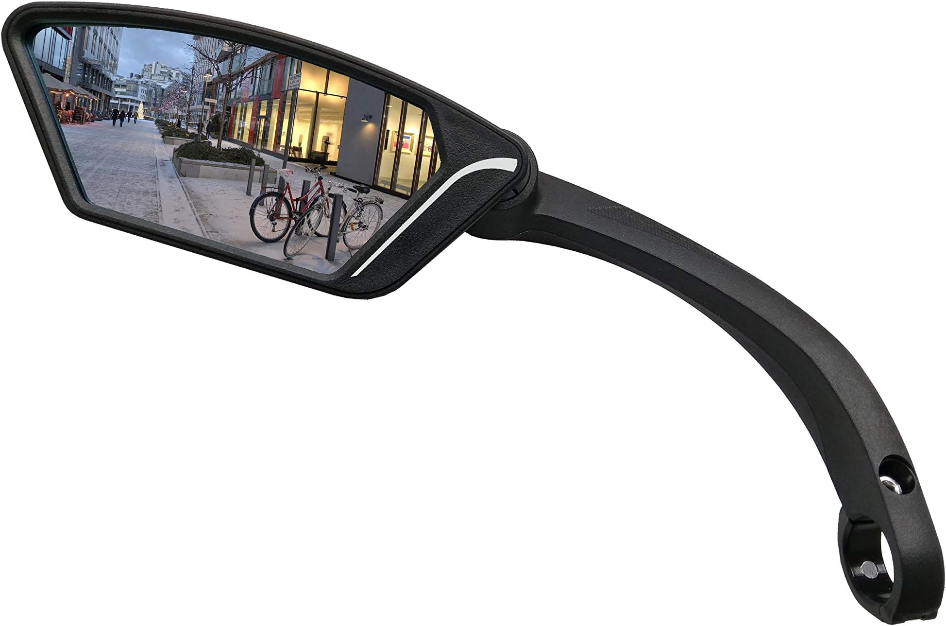 New Scratch Resistant Glass Lens,Handlebar Bike Mirror, Rotatable Safe Rearview Mirror, Bicycle Mirror,ME-002
