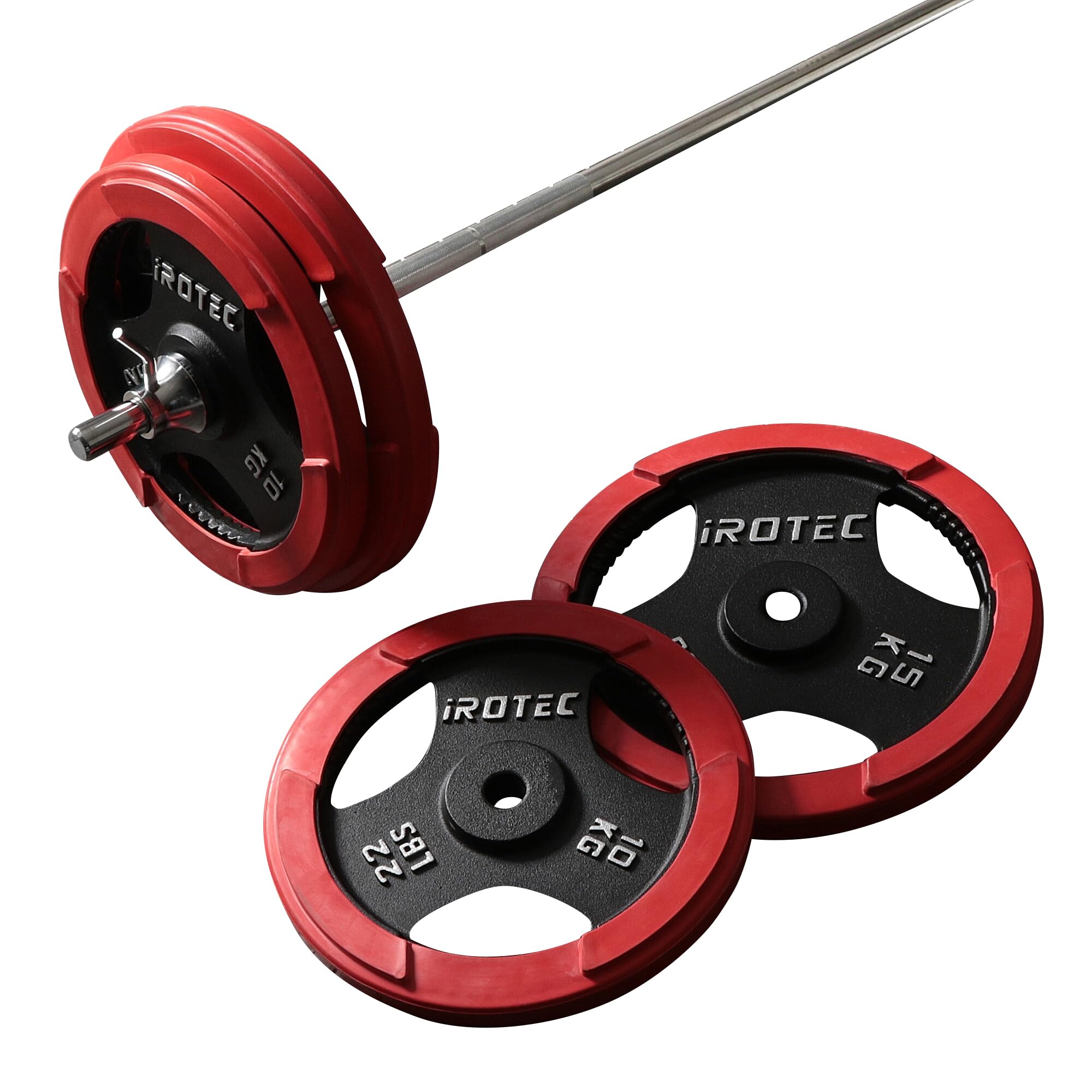 Amazon | IROTEC（アイロテック）ショートラバーバーベルセット 径28mm