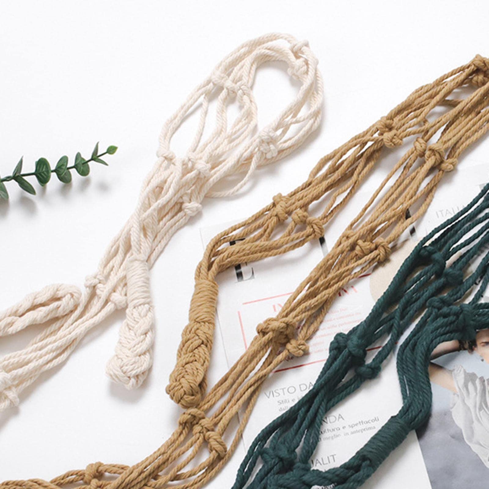 BAZPUR MART®Cotton Rope Toilet Paper Holder for Boat Beach Theme Bathroom Decor Brown